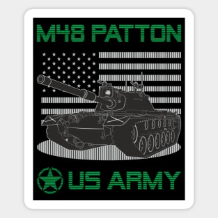 US M48 Patton tank Magnet